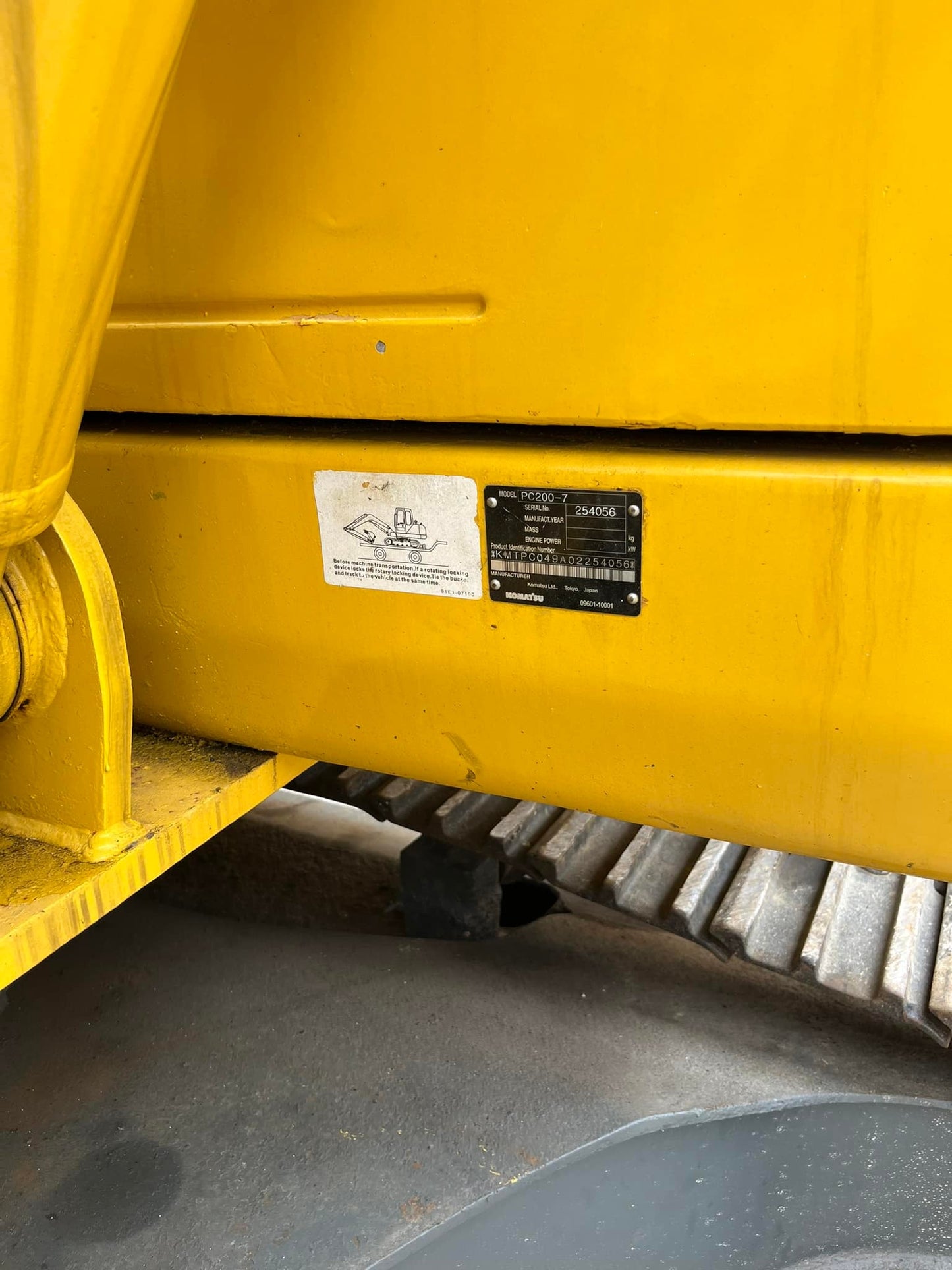 Komatsu PC200-7 TEX0823-0068-12