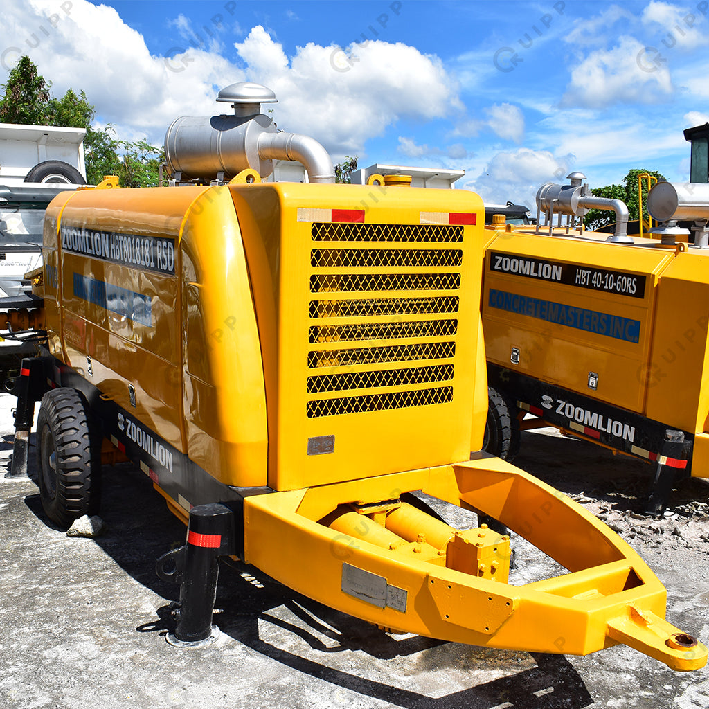 2009 Zoomlion HBT80.181.81RSD Stationary Concrete Pump