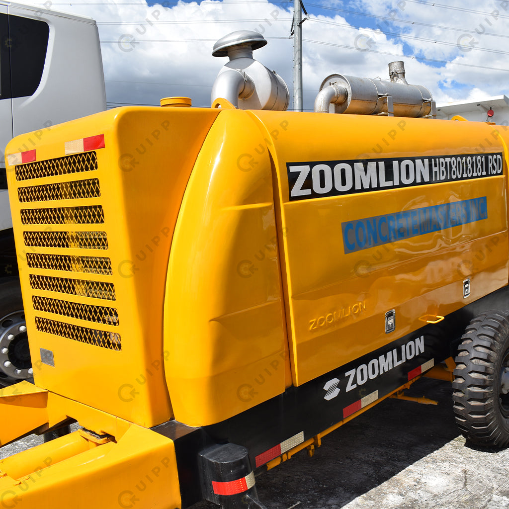 2009 Zoomlion HBT80.181.81RSD Stationary Concrete Pump