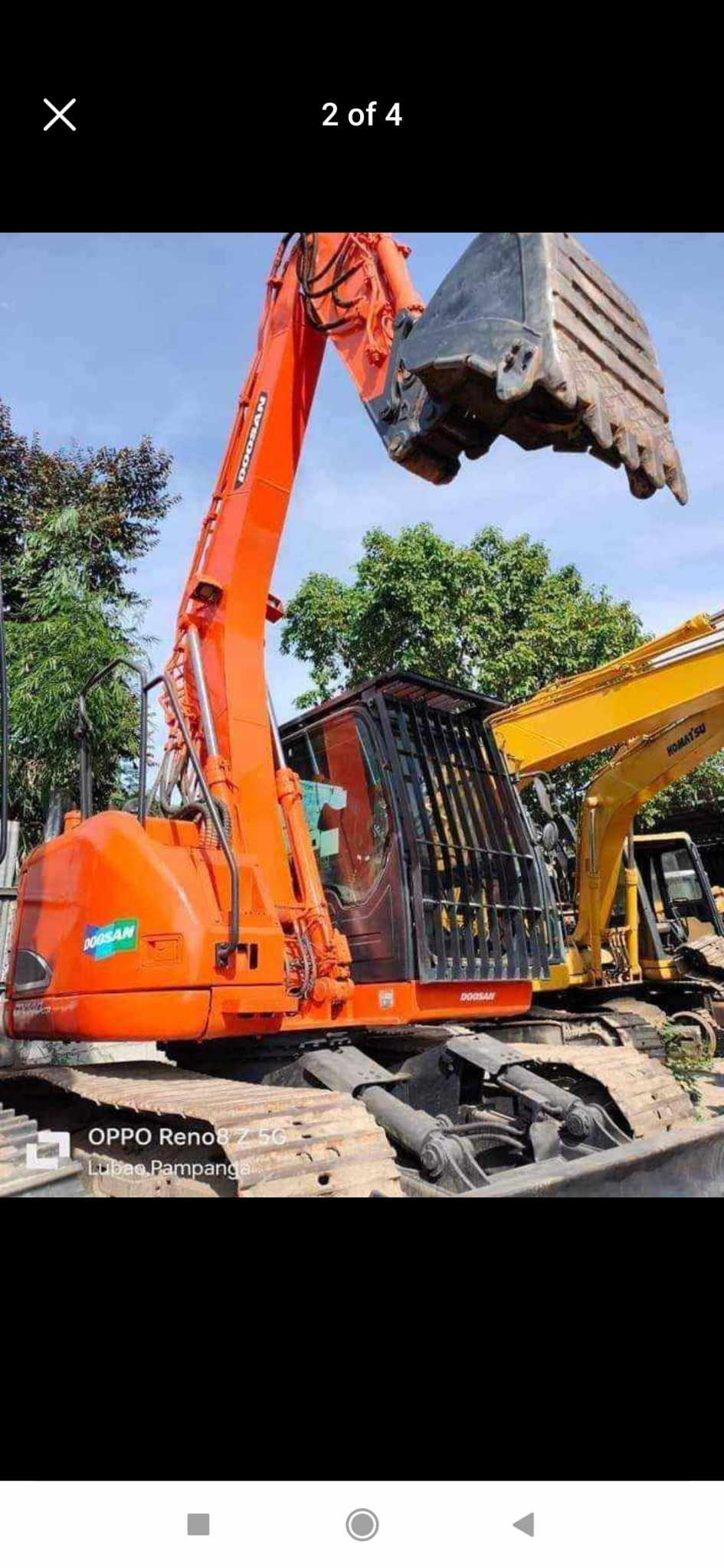 2014 Doosan DX140LCR Excavator TEX0723-0060-8