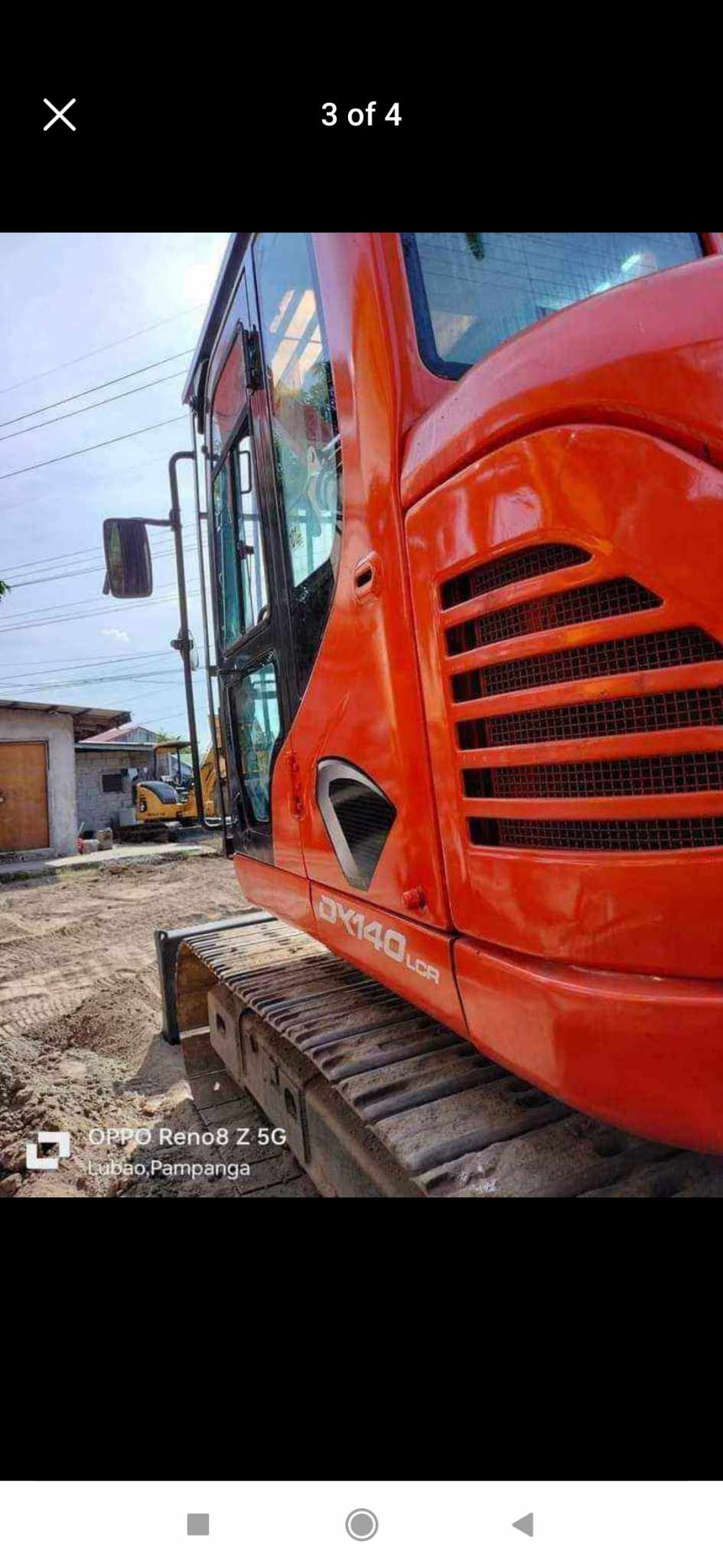 2014 Doosan DX140LCR Excavator TEX0723-0060-8