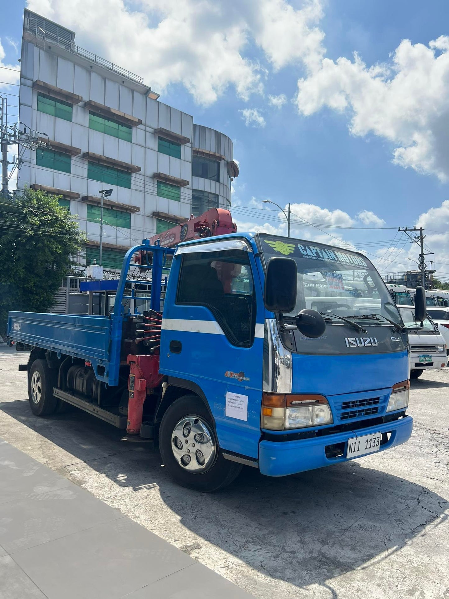 Isuzu Elf Boom Truck 6W ST0823-0036-14