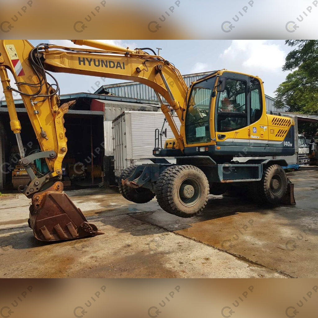 2010 Hyundai 140W Wheel Excavator (0.5 cubic meter)