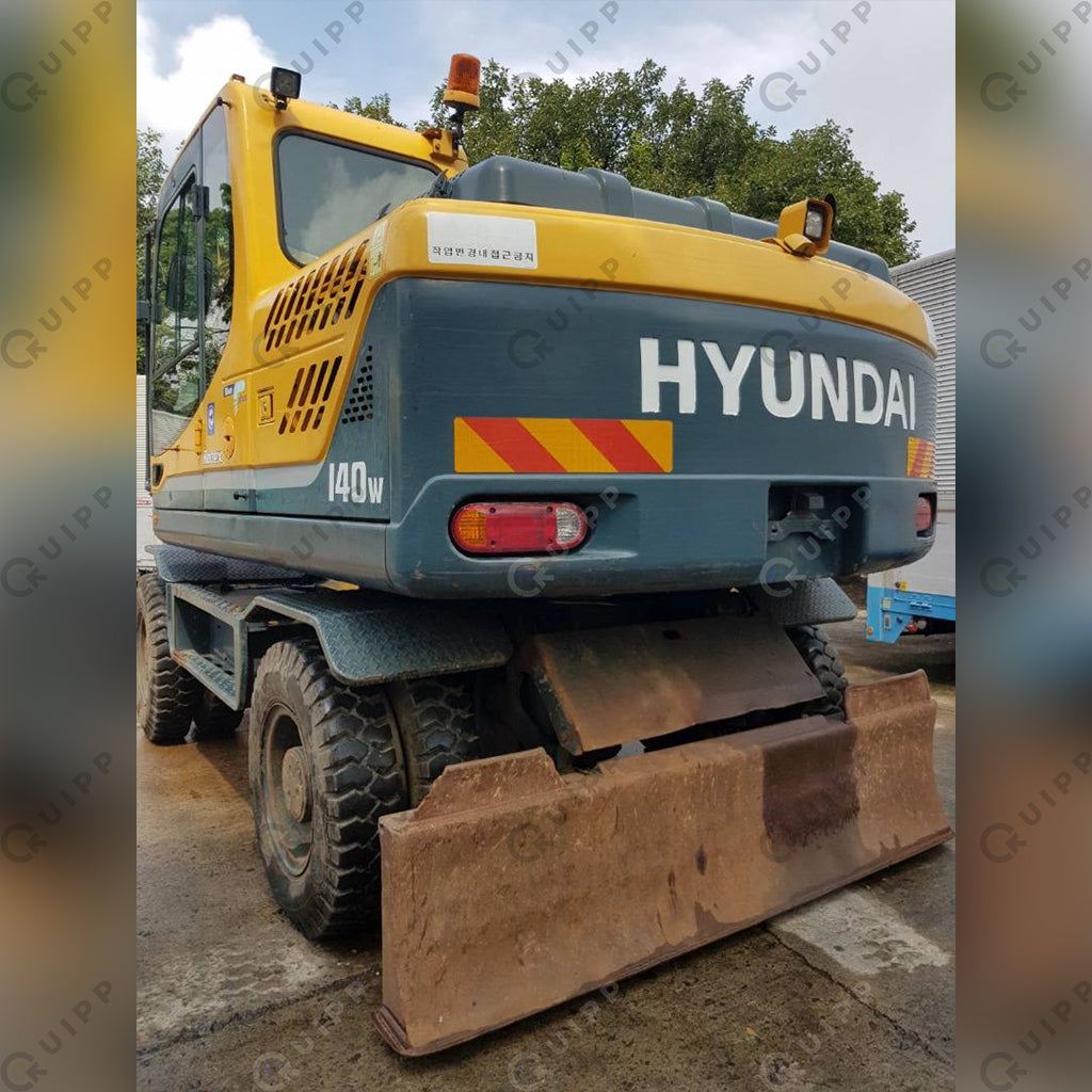 2010 Hyundai 140W Wheel Excavator (0.5 cubic meter)
