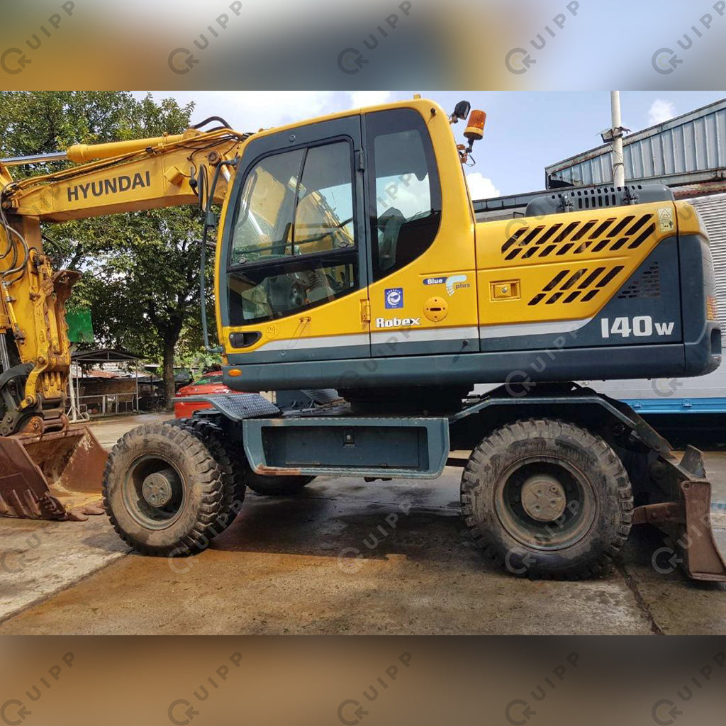 2010 Hyundai 140W Wheel Excavator (0.5 cubic meter)