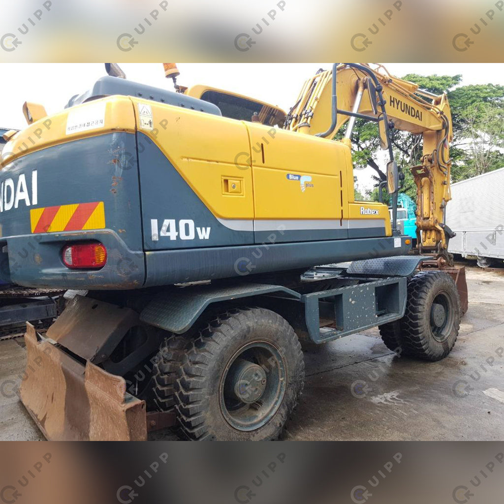 2010 Hyundai 140W Wheel Excavator (0.5 cubic meter)